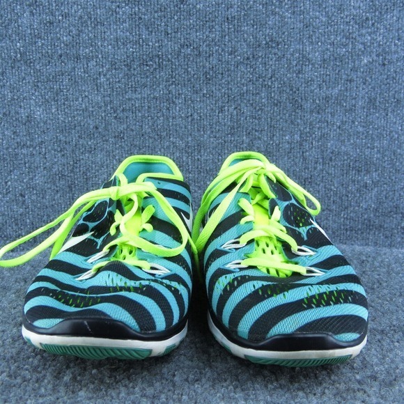 Nike Free‎ TR Fit 5 Women Sneaker Shoes Green Fabric Lace Up Size 7 Medium - Picture 2 of 10